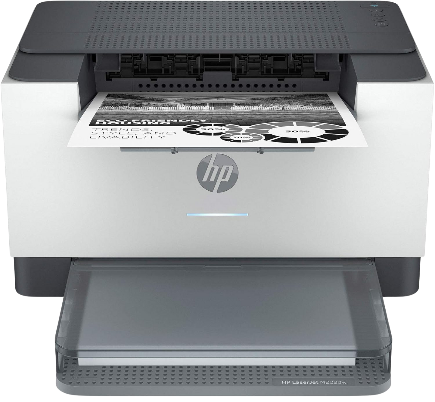 HP LaserJet M209dw Wireless Black & White Printer | 1 Year Limited Warranty | 2-sided printing | 150-sheet input tray Auto-On/Off technology | Best for small businesses and home offices