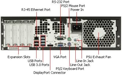HP Desktop PC Compaq 8300 SFF Core i5 Hasta 3,60 GHz Windows 11 Pro 16 GB SSD 240 GBsDisplayPort VGA Serial RS232 Ordenador
