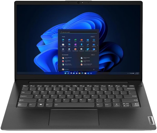Lenovo V14 Gen 4 ABP Laptop AMD Ryzen 5 7430U 8GB RAM 256GB SSD 14 FHD TN Display Windows 11 Pro Integrated Radeon Graphics WiFi 6 USB Type-C HDMI Business Black 1 Year Warranty - 82YX005EUK