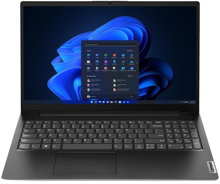 Lenovo V15 G4 AMD Ryzen 5 7520U 16GB RAM 512GB SSD 15.6 inch Full HD Laptop Windows 11 Pro Black - 82YU00JYUK