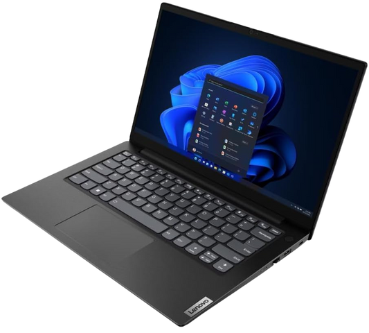 Lenovo V14 Gen 4 ABP Laptop AMD Ryzen 5 7430U 8GB RAM 256GB SSD 14 FHD TN Display Windows 11 Pro Integrated Radeon Graphics WiFi 6 USB Type-C HDMI Business Black 1 Year Warranty - 82YX005EUK