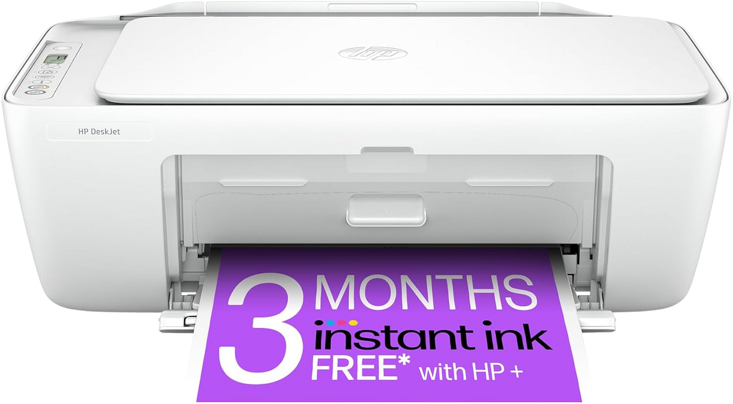 HP DeskJet 2810e All in One Printer | Perfect for Home | Colour | Wireless | Print, Scan & Copy | 3 Months of Instant Ink included Easy Setup & Reliable Wi-Fi | White