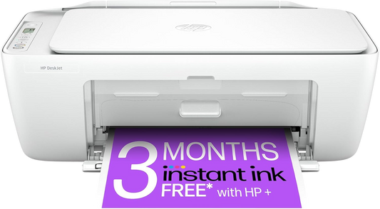 HP DeskJet 2810e All in One Printer | Perfect for Home | Colour | Wireless | Print, Scan & Copy | 3 Months of Instant Ink included Easy Setup & Reliable Wi-Fi | White