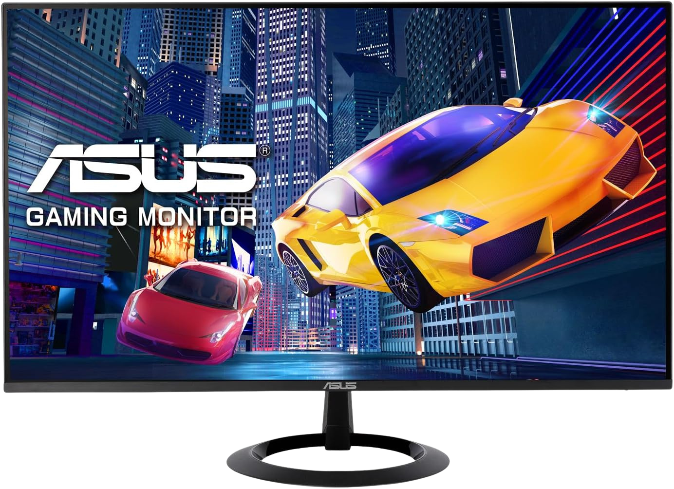 ASUS VZ24EHF Eye Care Gaming Monitor 24 inches (IPS, Full HD, Frameless, 100 Hz, Adaptive Sync, 1 ms MPRT, HDMI, Low Blue Light, Flicker-Free, Wall Mountable)